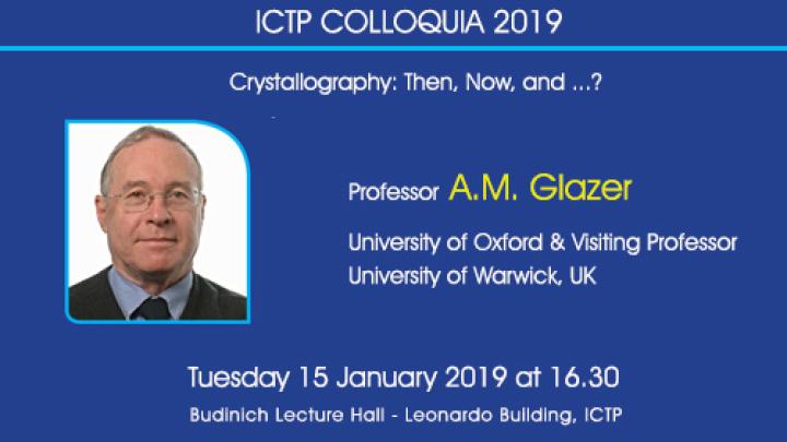 Prof. A.M. Glazer To Give Colloquium