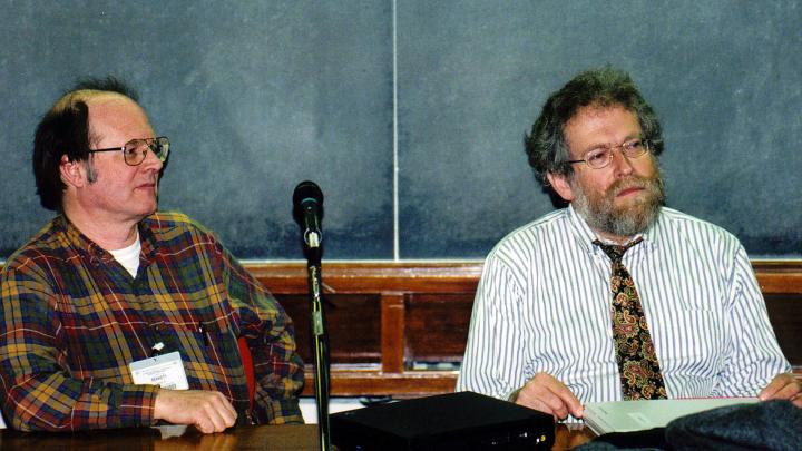 Charles H. Bennett and Anton Zeilinger at ICTP