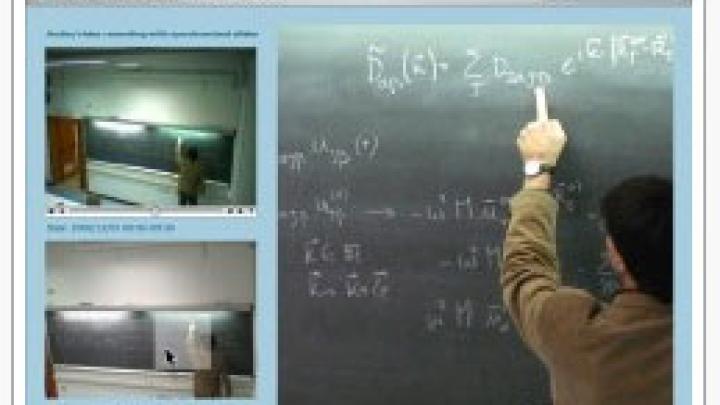 Image of online lecture.