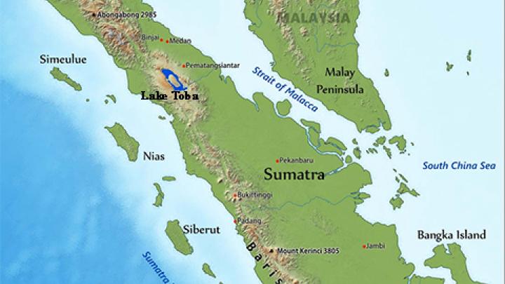 ICTP scientist Karim Aoudia shared his expertise in geophysics with multiple stakeholders in Indonesia (map credit: http://www.freeworldmaps.net/asia/indonesia/sumatra.html)