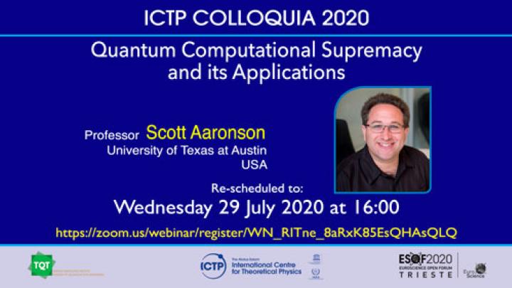 ICTP Online Colloquium 29 July